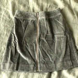 NWOT American Apparel ZIP Front Skirt